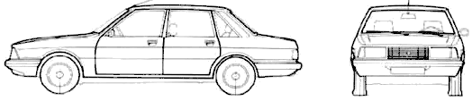 Cotxe Talbot Solara 1982