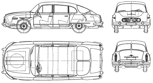 Automobilis Tatra 2-603 1963