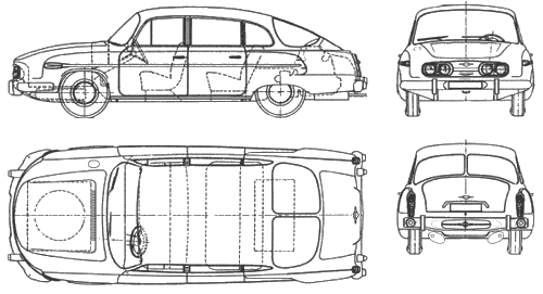 자동차 Tatra 2-603 1972