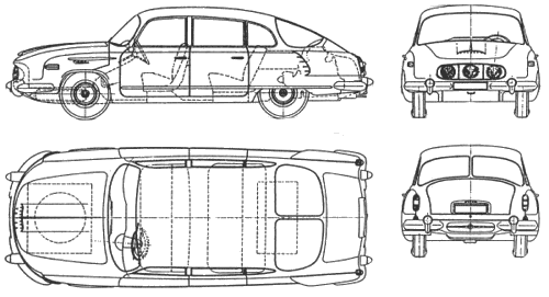 Karozza Tatra 603 1958