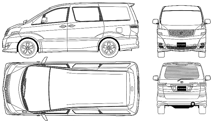 小汽车 Toyota Alphard 2004