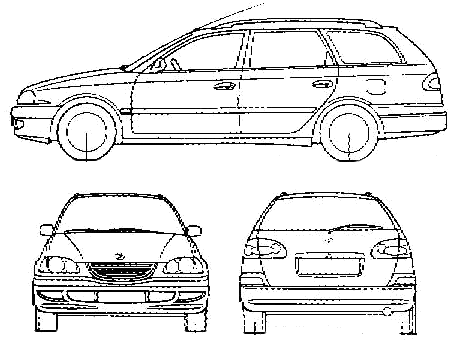 자동차 Toyota Avensis Estate 1999