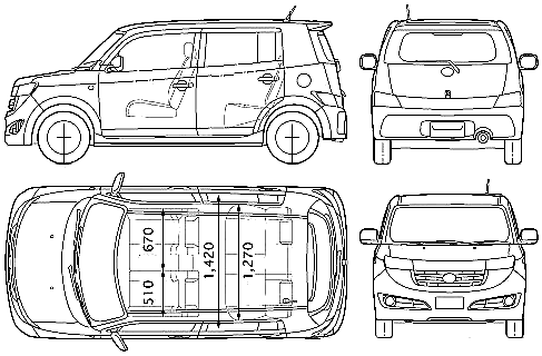 小汽車 Toyota bB 2006