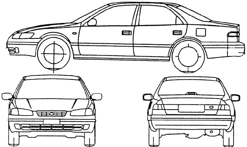 자동차 Toyota Camry 1997