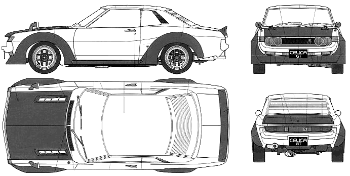 자동차 Toyota Celica 1600GT Race Configuration