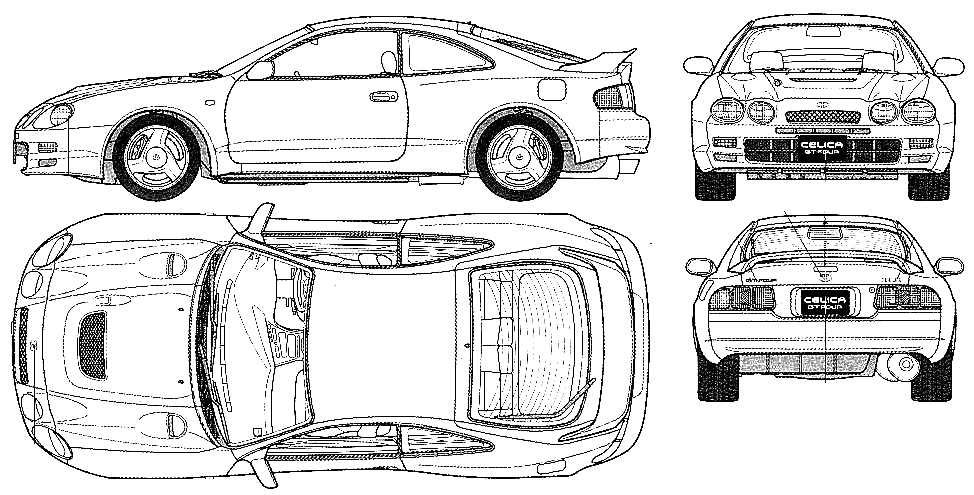 Karozza Toyota Celica GT-Four 1996