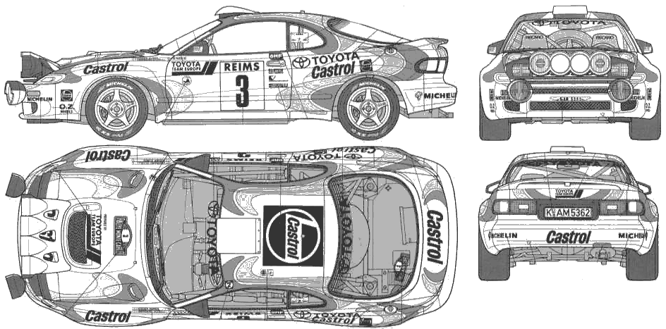 Karozza Toyota Celica GT Four