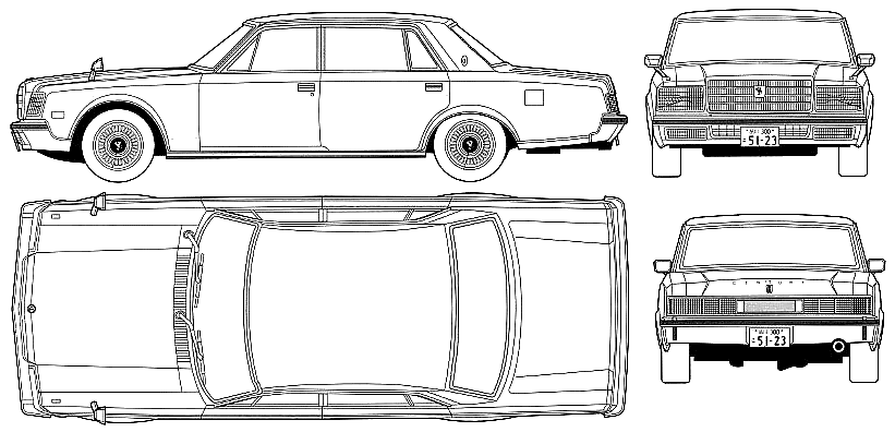 小汽车 Toyota Century 2001