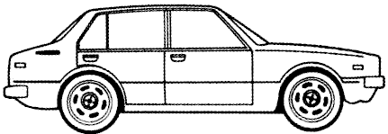 Karozza Toyota Corolla 4-Door 1975