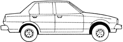자동차 Toyota Corolla 4-Door 1981