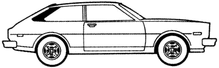 Car Toyota Corolla Liftback 1975
