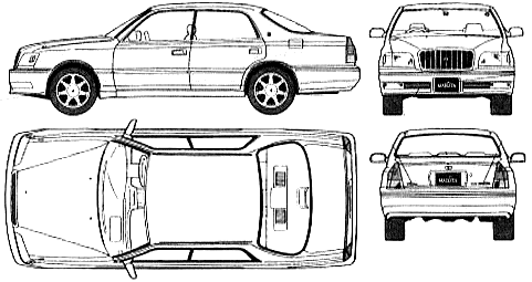小汽车 Toyota Crown 3.0 Royal Saloon G-4 