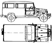 Auto Toyota Land Cruiser BJ45 Station Wagon 1980