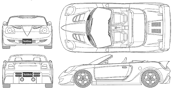 小汽车 Toyota MR2 S Veilside