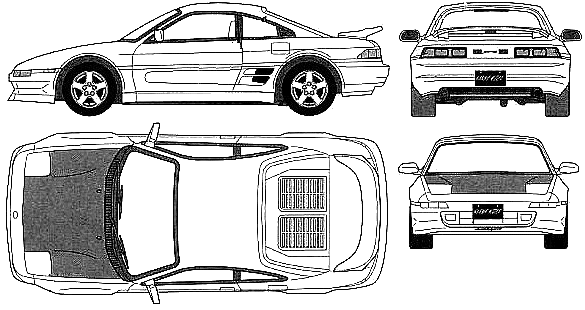 Mašīna Toyota MR2 1996