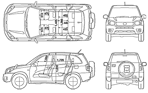 Car Toyota Rav4 5-Door 2005