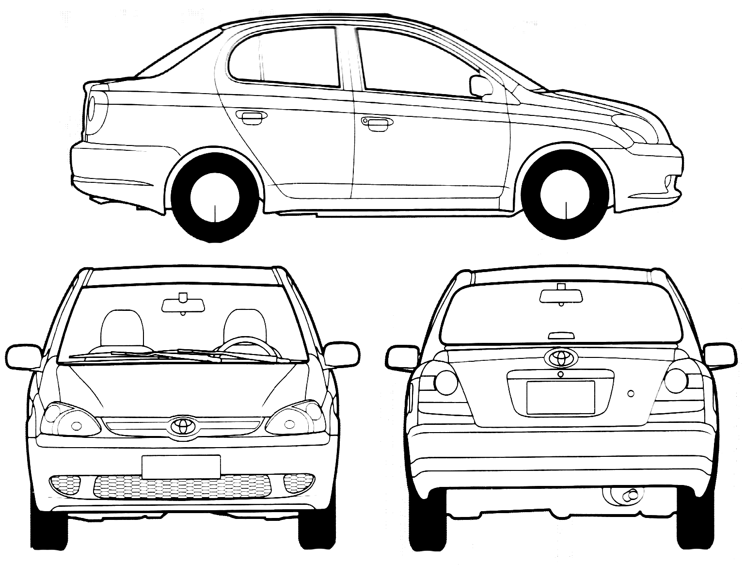 小汽车 Toyota Yaris 2006