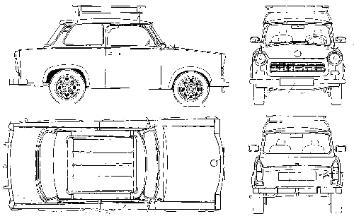 Auto Trabant 601S