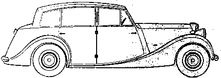 小汽車 Triumph 1800 Saloon 18TR 1948