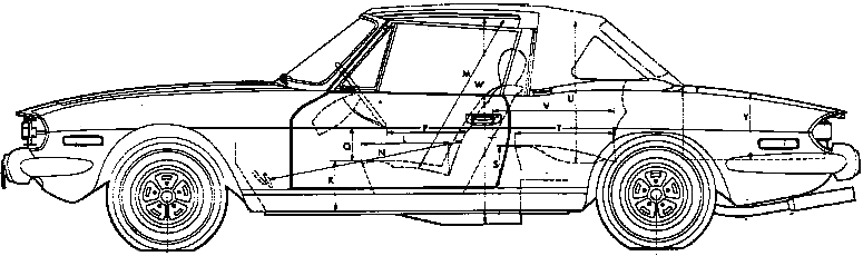 Automobilis Triumph Stag 1975 