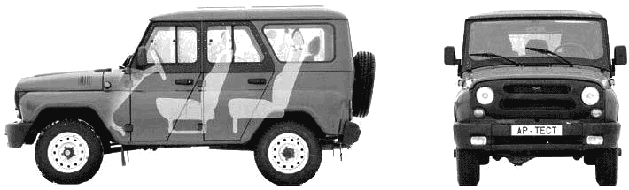 小汽车 UAZ-315195