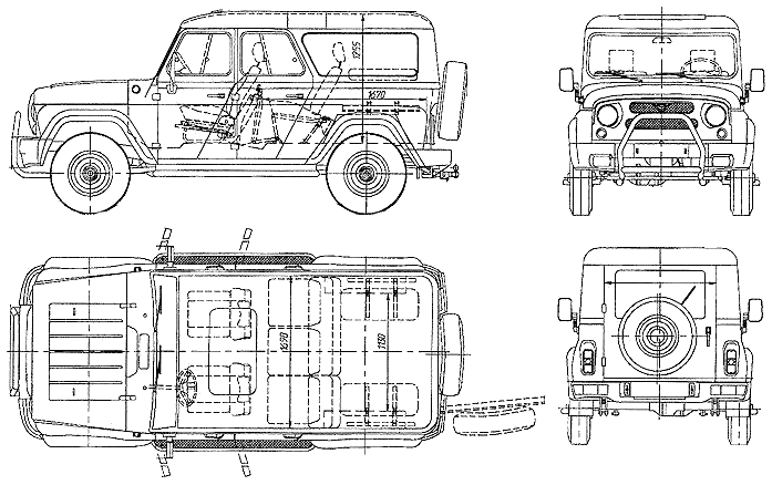 Cotxe UAZ-3159