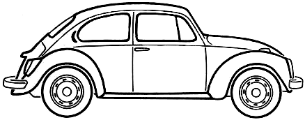 小汽车 Volkswagen Beetle 1302 1974