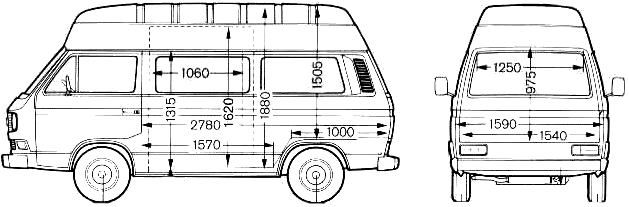 Car Volkswagen Caravelle Kombi 