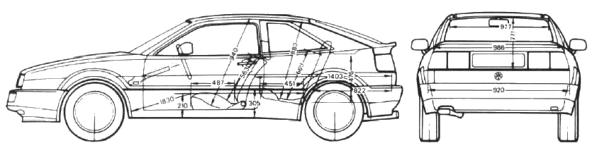 小汽车 Volkswagen Corrado