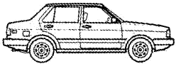 자동차 Volkswagen Gol 1987