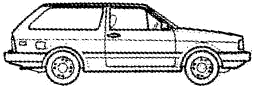 小汽车 Volkswagen Parati 1987
