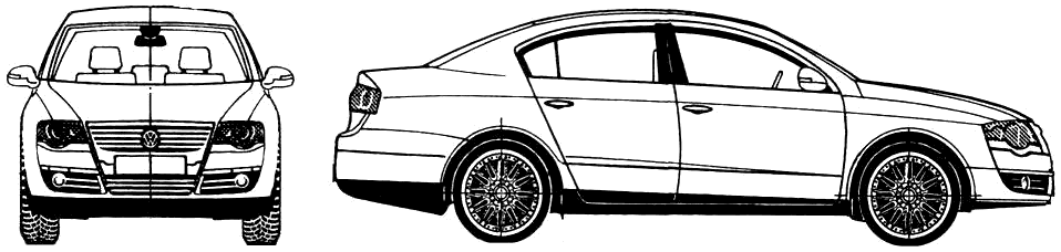 Karozza Volkswagen Passat Mk.V 2005 
