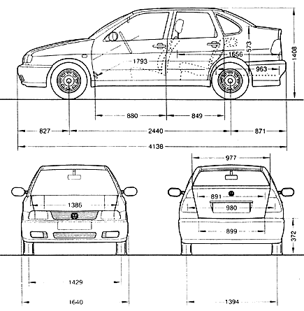 Karozza Volkswagen Polo Sedan