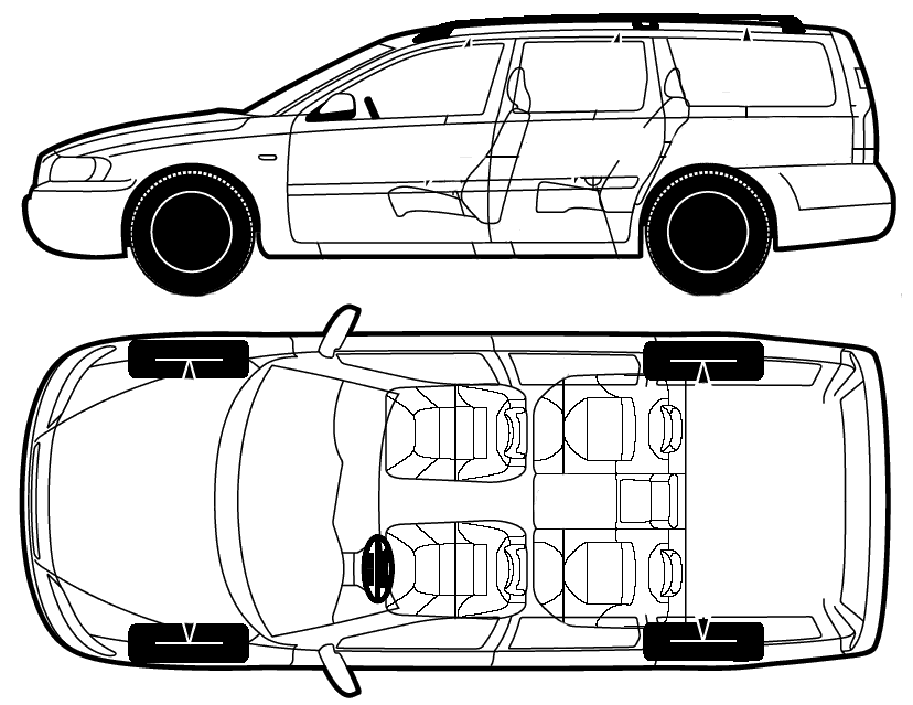 Mašīna Volvo XC70