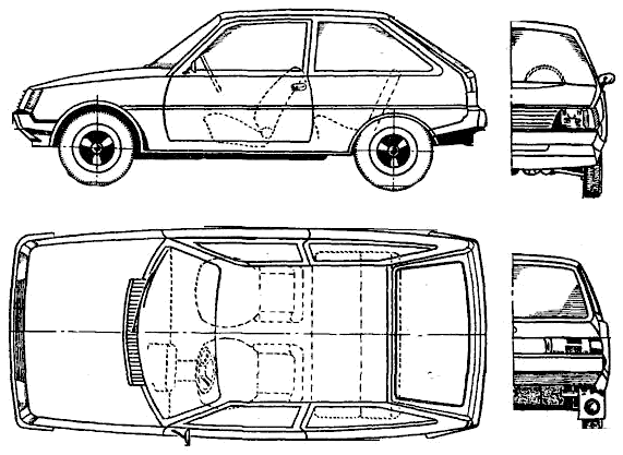 小汽车 ZAZ-1102 Tavria