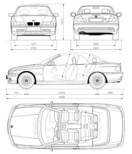 Car BMW 3 Cabrio (E36) 
