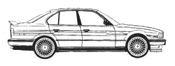 자동차 BMW 535i (E34) 