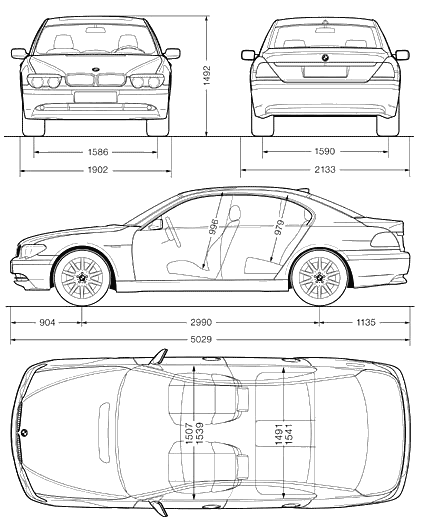 Car BMW 7 Series (E38) 