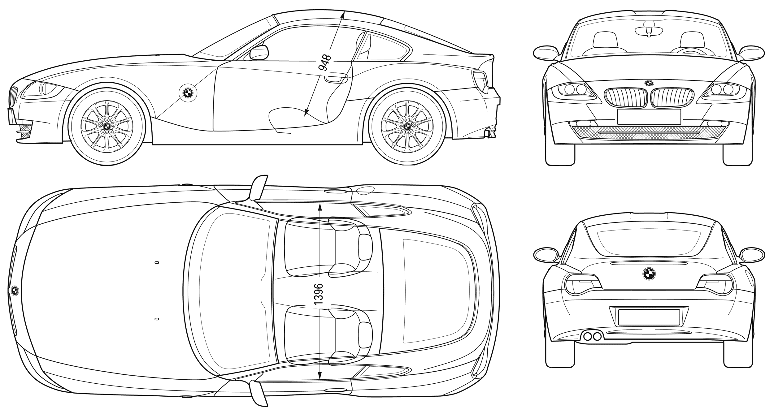 Car BMW Z4 Coupe (E85) 