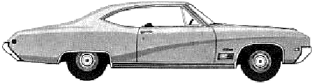Automobilis Buick GS 350 Sport Coupe 1968