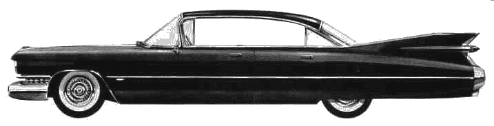 Car Cadillac Series 62 Sedan 1959