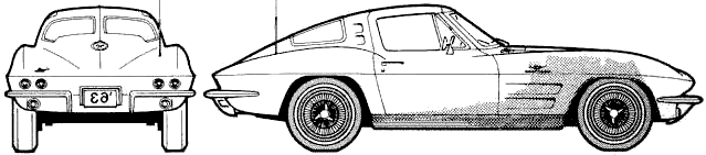 Karozza Chevrolet Corvette Stingray 1963
