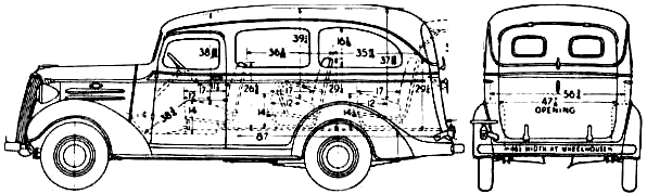자동차 Chevrolet Suburban Carryall 1937