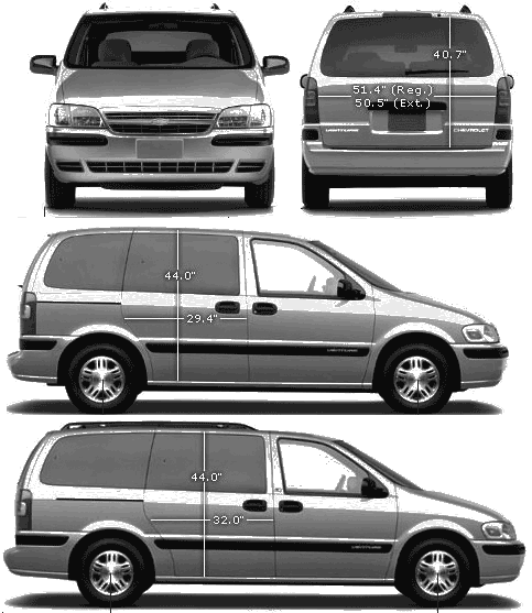 Automobilis Chevrolet Venture 2004 