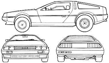 Car DMC DeLorean 12 1981 