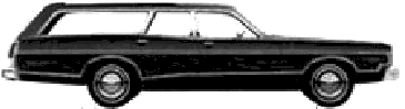 Auto Dodge Monaco Crestwood Wagon 1977