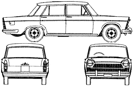 Mašīna FIAT 1800 1959