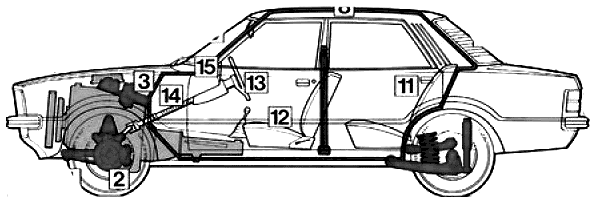 Karozza Ford E Cortina Mk. IV 1977 