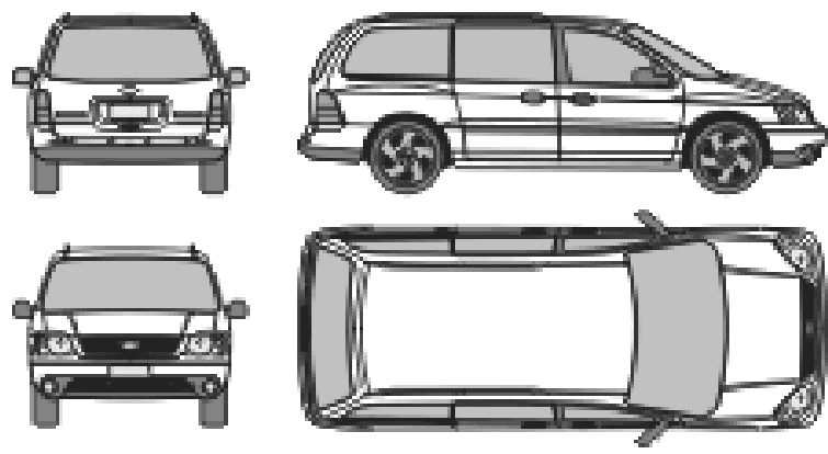 Ford freestar blueprint drawings