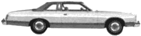 자동차 Ford LTD Brougham Landau 2-Door Hardtop 1975 